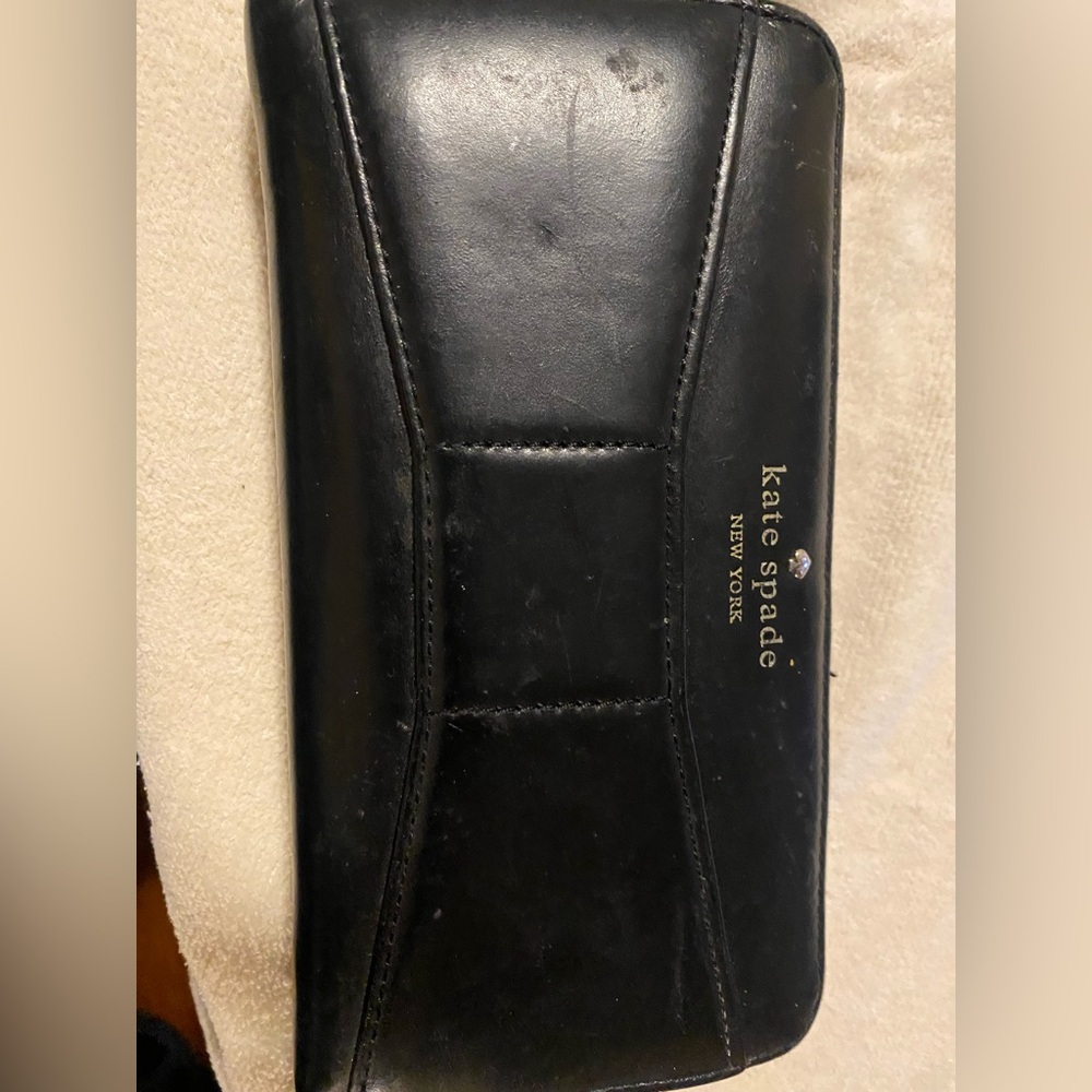 Used letter wallet scratches around the wallet